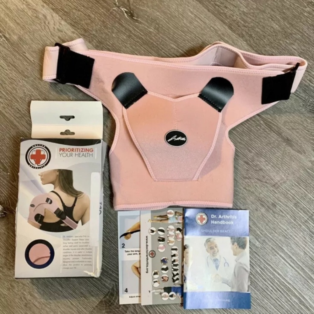Dr. Arthritis shoulder support brace pink